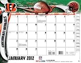 2012 CINCINNATI BENGALS 22X17 DESK CALENDAR