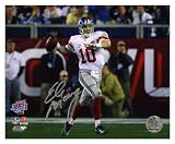 Eli Manning New York Giants - Super Bowl XLII Roll Out - Autographed 8x10 Photograph