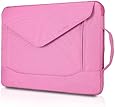 Laptop Case, PLEMO Envelope Nylon Fabric 15-15.6 Inch Laptop / Notebook Computer / MacBook / MacBook Pro Shoulder Bag Case Pouch Sleeve, Pink