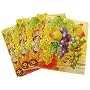 Pack of 20 Decorated Disposable Paper Cocktail Napkins, Grapes Wine