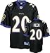 Ed Reed Black Reebok NFL Premier Baltimore Ravens Jersey - X-Large