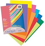 Pacon Card Stock, 8 1/2 inches by 11 inches, Colorful Assortment, 250 Sheets (101199)