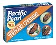 Pacific Pearl Smoked Oysters in Teriyaki Sauce, 3.75-Ounce Cans (Pack of 12)