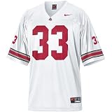 Nike Ohio State Buckeyes #33 White Juvenile Replica Football Jersey