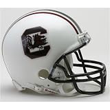 South Carolina Fighting Gamecocks Miniature Replica NCAA Helmet w/Z2B Mask by Riddell