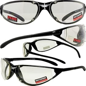 TERMINATOR CLEAR LENS, MOTORCYCLE ATV SPORTS EYEWEAR