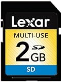Lexar SD 2 GB Flash Memory Card LSD2GBASBNA
