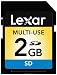 Lexar SD 2 GB Flash Memory Card LSD2GBASBNA