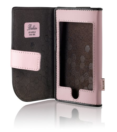 Buy Now at Amazon.com: Belkin Leather Folio Case For IPod Touch (Pink/Chocolate)