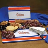 University of Florida Gators Glass Cutting Board Set