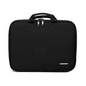 Samsung X360-34P 13.3-Inch Laptop Fitted CaseCrown Double Memory Foam Case (Nylon Black)