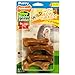 Nylabone Healthy Edibles WILD Natural Long-Lasting Turkey Flavor Bone Chew Treats for Dogs, Small/Regular (4 Count)
