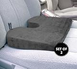 GRAY WAGAN ORTHO WEDGE SEAT CUSHION (SET OF 2)