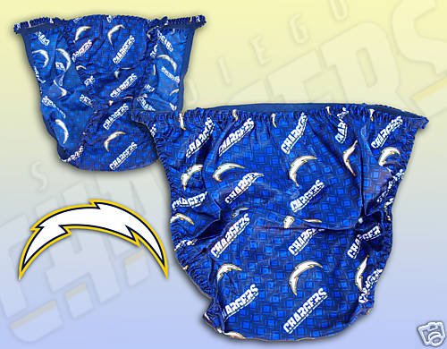 NFL Licensed San Diego Chargers Women's Blue Panties Underwear Size Large (7)