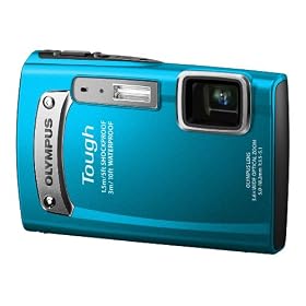 Olympus TG-320 Digital Compact Camera - Blue (14MP, 3.6x Wide Optical Zoom) 2.7 inch LCD