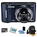 Samsung WB30F Smart Wi-Fi Digital Camera (black) Premium kit with a 16GB card, Lithium ion battery, Digpro case and a cleaning kit.