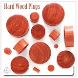 24mm(15/16) 26mm(11/32) HARD　ウッド　プラグピアス　天然素材　ボディピアス(ボディーピアス)【BodyWell】 ＣＮＣ
