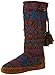 MUK LUKS Women's Emma Vintage Jewels Slipper Boot