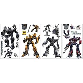 Transformers Jumbo Wall Stick Ups by Wall Borders Stick-Ups and Murals