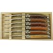 Laguiole Verdier 6 Knives in Box, mixed colors