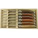 Laguiole Verdier 6 Knives in Box, mixed colors