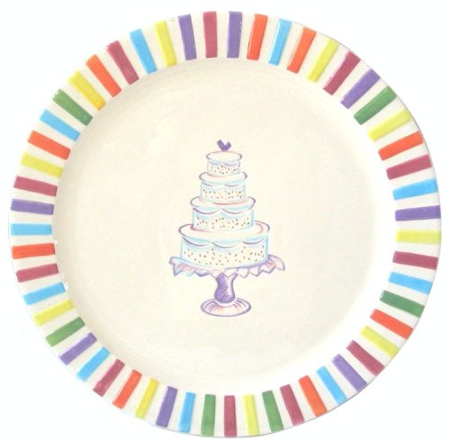 Home ETC Icing and Sprinkles Wedding Cake Plate Home ETC Icing and Sprinkles Wedding Cake Plate
