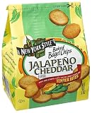 New York Style Mini Bagel Chips Jalapeno Cheddar, 5-Ounce Units (Pack of 12)