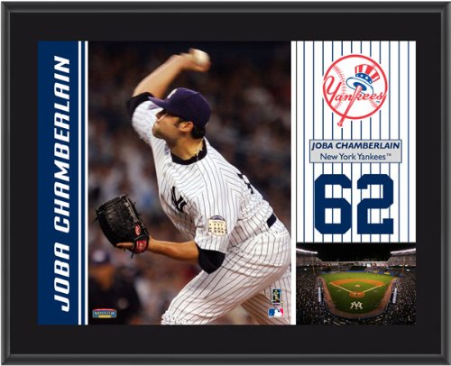 Joba Chamberlain Plaque | Details: New York Yankees, Sublimated, 10x13, MLB Plaque