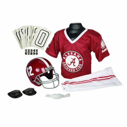 Franklin Sports NCAA Alabama Crimson Tide Deluxe Youth Team Uniform Set