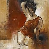  : Seated Woman II by Lanie Loreth. Art Print Poster FRAME IT.. 16 inches width by 16 inches height. Highest Quality Art Poster Print