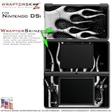 Nintendo DSi Skin Metal Flames Chrome WraptorSkinz Skins (DSi NOT INCLUDED) ....