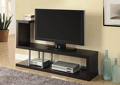 Monarch Hollow-Core TV Stand, 60-Inch, Cappuccino