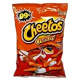 Cheetos Cheese Snacks, Crunchy, 2.857-Ounce Large Value Line Bags (Pack of 34) ~ Cheetos