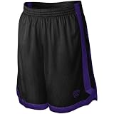Nike Kansas State Wildcats Black-Purple D-Up Mesh Shorts