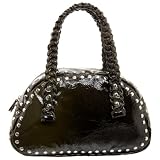 DeuxLuxPatentwithBraidedHandleTote