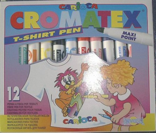 Childrens Toyshop  Third Party New : Textilstifte 12 Stück