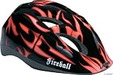 Lazer Junior X - Small / Medium Black Orange Flame Helmet 52 - 57cm - 