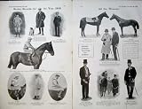 1906 Sport Horse Racing Bridge Canny Higgs Lord Derby