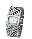 Cobra - CO105/1SSI - Montre Femme - Quartz Analogique - Bracelet M&eacute;tal Argent&eacute; - Cadran Argent avec Strass