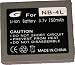 Bilora GPI 603 Li-Ion Akku f&uuml;r Canon NB-4L