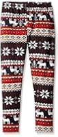 Women's Winter Snowflake/Reindeer Patterned Fleece Lined Leggings