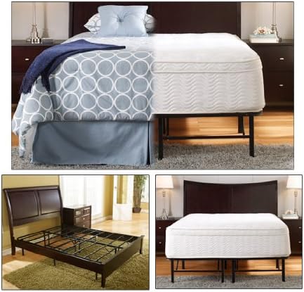 Platform Bed Frame and Foundation Combination Twin