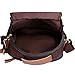 ibagbar Small Canvas Shoulder Bag Messenger Bag Work Bag Dark Grey