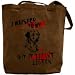 Canvas Tote Bag Brown  I Whisper To My Labrador Retriever But It Doesn T Listen  Dog