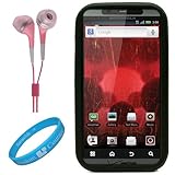 Black Protective Silicone Skin for Motorola Droid Bionic XT865 (Verizon Wir ....