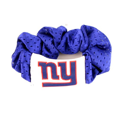 New York Giants Blue Hair Scrunchie - Hair Twist - Ponytail Holder