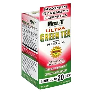 Mega-T Ultra Green Tea With Hoodia, 90 Count