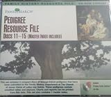 Family History Resource File: Pedigree Resource File (Disc 11-15 + 1 Master Index Disc) The Church of Jesus Christ of Latter-Day-Saints