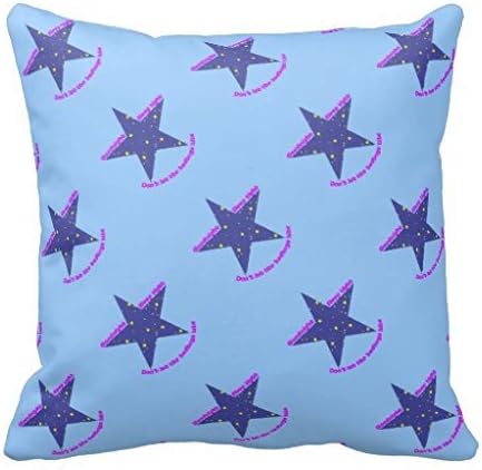 Good Night Sleep Tight Star - blue Throw Pillowcase Square Throw Pillow Cover Cushion 45*45cm{`FutureDreams`}