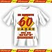 60.Geburtstag Spass T-Shirt inkl. Absperrband: Es dauerte 60 Jahre um so gut auszusehen! Fb weiss
